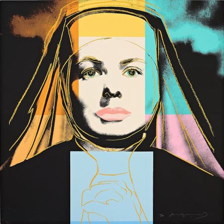 Serigrafia Warhol - Ingrid Bergman The Nun (From “The Bells of St. Mary’s”)