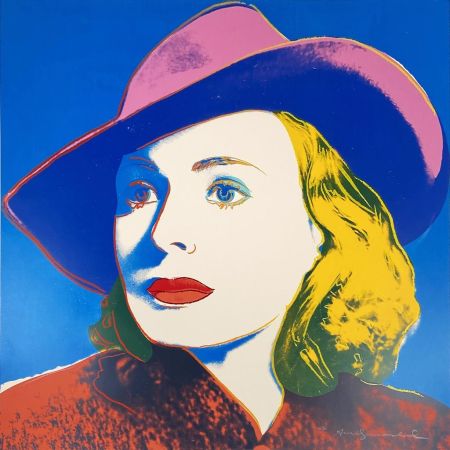 Serigrafia Warhol - Ingrid With Hat, II.315 from Ingrid Bergman