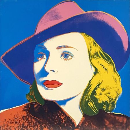 Serigrafia Warhol - Ingrid With Hat, II.315 from Ingrid Bergman