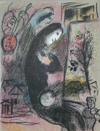Litografia Chagall - Inspiration