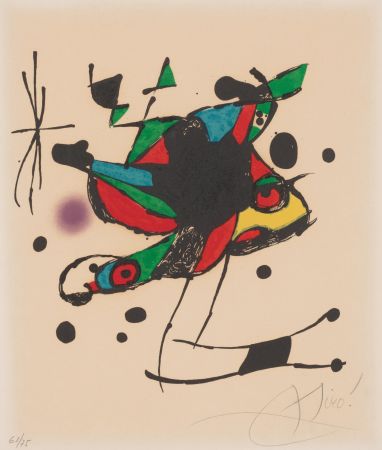 Multiplo Miró - Invitation Card for the Opening of the Fundació Miró Barcelona