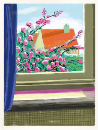 Grafica Numerica Hockney - IPad drawing  ‘No. 778’, 17th April 2011 | Do remember they can’t cancel the spring