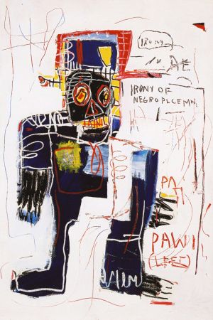 Non Tecnico Basquiat - Irony of negro policeman