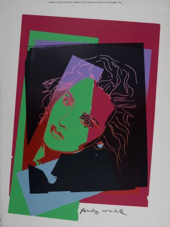 Serigrafia Warhol - Isabelle Adjani, 1986