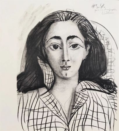 Litografia Picasso - Jacqueline