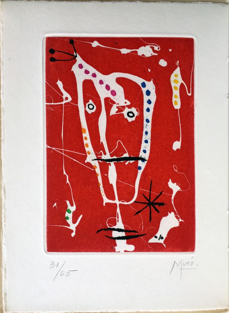 Libro Illustrato Miró - Jacques Dupin : LES BRISANTS (1958).
