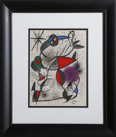 Litografia Miró - Jaillie du Calcaire