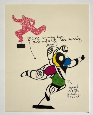 Litografia De Saint Phalle - Jane. 1966