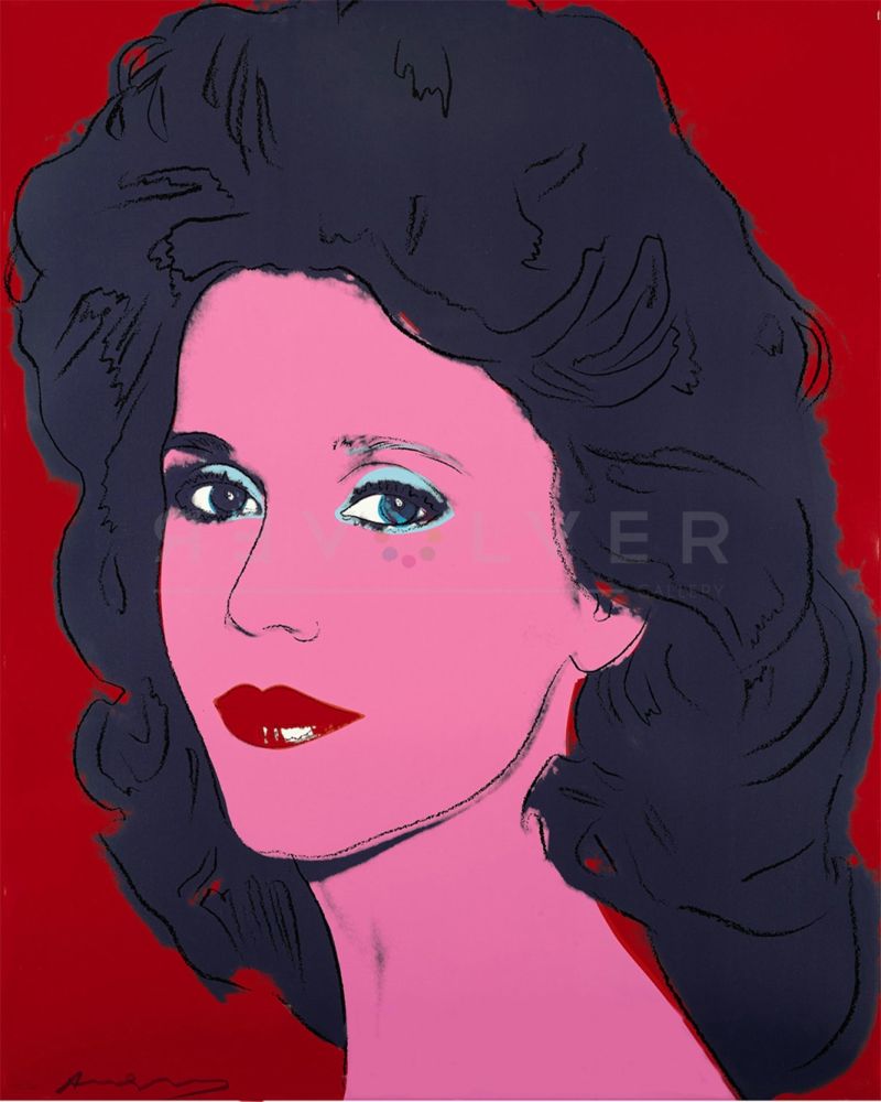 Serigrafia Warhol - Jane Fonda (FS II.268)