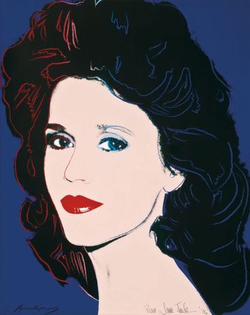 Serigrafia Warhol - Jane Fonda (FS II.268)