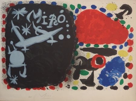 Litografia Miró - Japan 1966 (handsigned proof on vellum before letter)