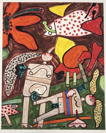 Grafica Numerica Corneille - Jardin d'été, 1968 - Tirage à  45 ex