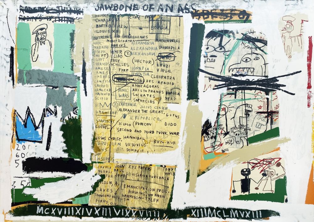 Serigrafia Basquiat - Jawbone of an Ass