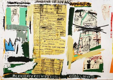 Serigrafia Basquiat - Jawbone of an ass