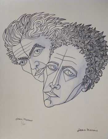 Litografia Marais  - Jean Cocteau et Moi