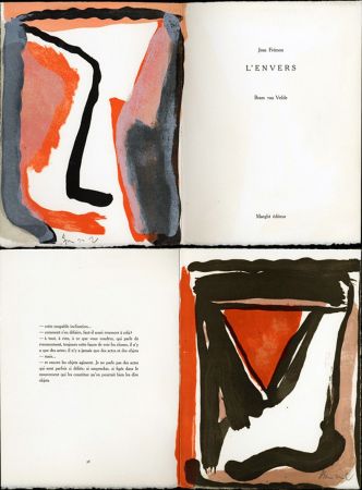 Libro Illustrato Van Velde - Jean Frémon. L'ENVERS. Maeght, Paris 1978