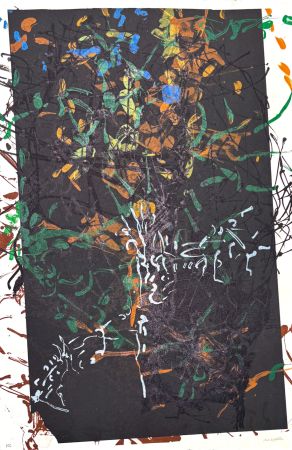 Litografia Riopelle - Jean Paul Riopelle(1923–2002) - Affiche avant la lettre - Color lithograph on Arches paper - 1968