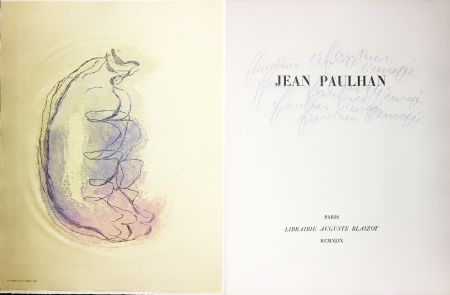 Libro Illustrato Fautrier - Jean Paulhan : FAUTRIER L'ENRAGÉ (1949)