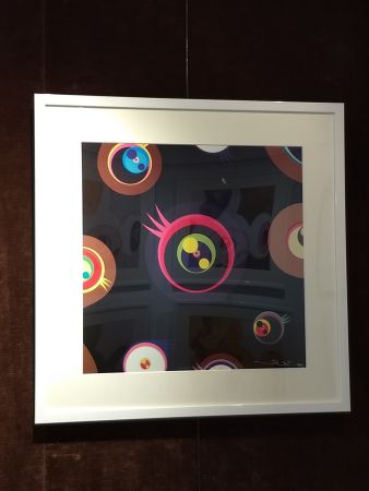 Litografia Murakami - Jellyfish Eyes black1