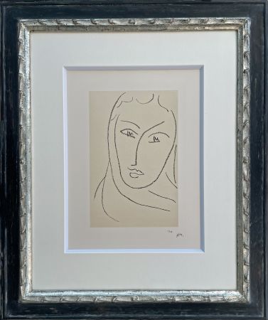 Litografia Matisse - Jeune Femme au Foulard