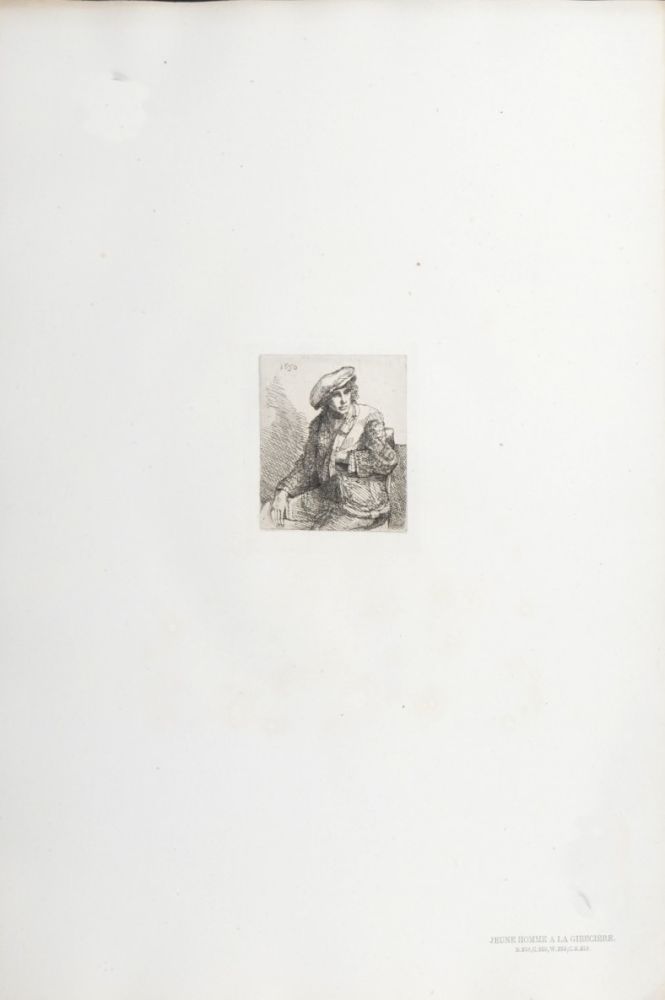 Rotocalcografia Rembrandt - Jeune Homme à la Gibecière