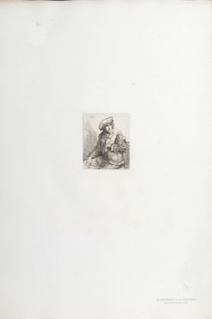Rotocalcografia Rembrandt - Jeune Homme à la Gibecière