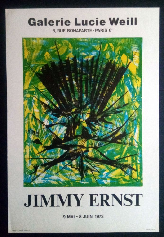 Manifesti Ernst - Jimmy Ernst Galerie Lucie Weill
