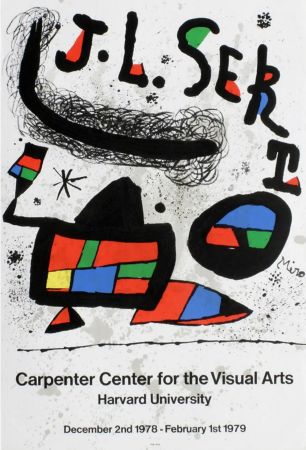 Manifesti Miró - J.L. SERT. Carpenter Center for the Visual Arts. Harvard University 1978-1979.