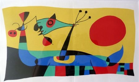 Litografia Miró - Joan Miró Jacques Prévert et Ribemont-