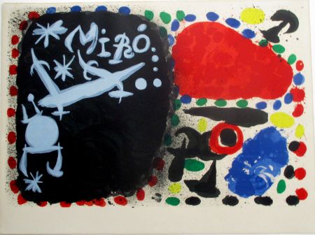 Litografia Miró - Joan Miró, L'Exposition  Tokyo - Kyoto, before letters