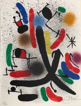 Litografia Miró - Joan Miró Litografo I
