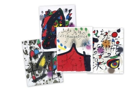 Libro Illustrato Miró - Joan Miró Litografo I-II-III-IV-V-VI - Catalogue raisonne of the lithograhs