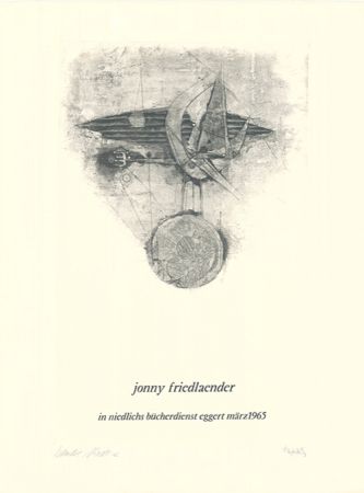Acquaforte E Acquatinta Friedlaender - Jonny Friedlaender in niedlichs bücherdienst eggert märz 1965