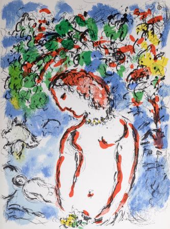Litografia Chagall - Jour de Printemps, 1972