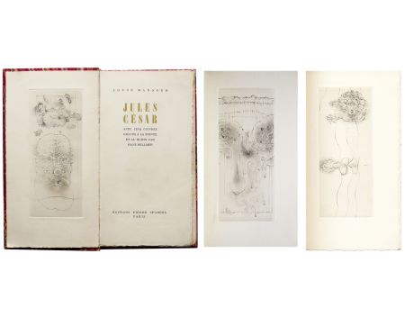 Libro Illustrato Bellmer - Joyce MANSOUR. JULES CÉSAR. Avec 5 gravures de Hans Bellmer (1955)
