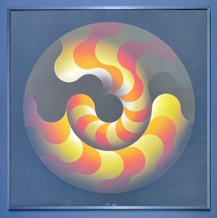 Non Tecnico Le Parc - Julio Le Parc (1928) - Pochoir on paper - 1992