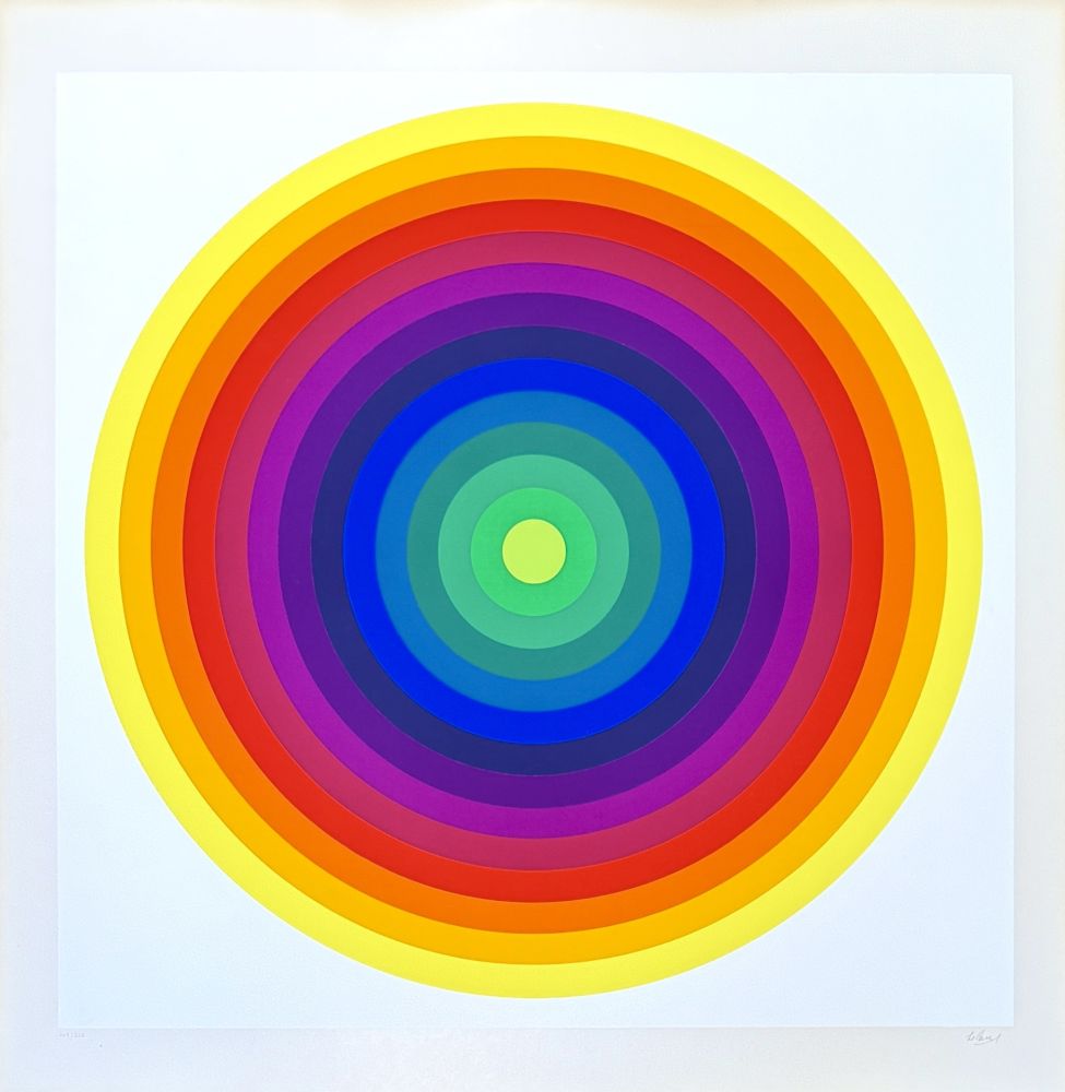 Serigrafia Le Parc - Julio Le Parc (1928) – Serigraphy on paper – 1971