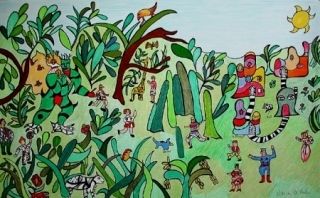 Litografia De Saint Phalle - Jungle