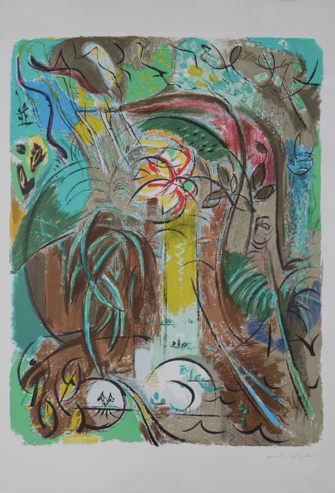 Litografia Masson - Jungle, c. 1980 - Hand-signed!