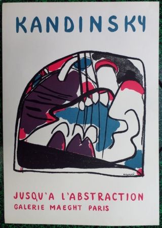 Litografia Kandinsky - Jusqu'à l'abstraction