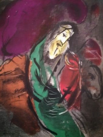 Litografia Chagall - Jérémie