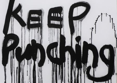 Litografia Clark - Keep Punching