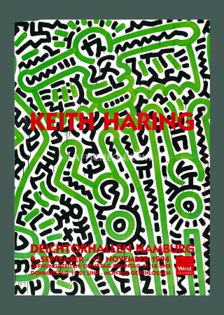 Litografia Haring - Keith Haring: 'Homo Decorans' 1994 Offset-lithograph