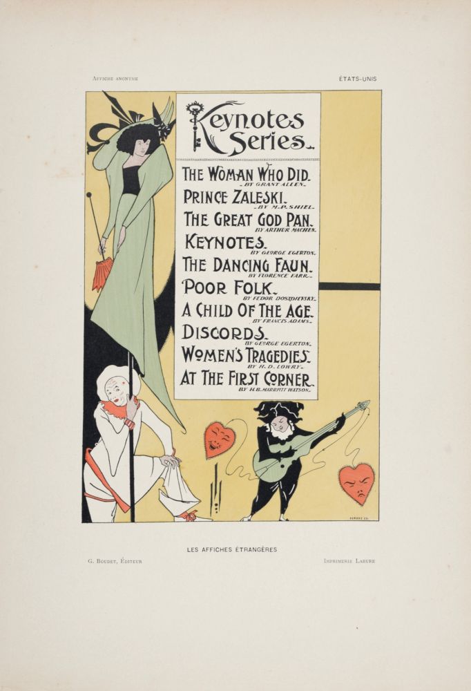 Litografia Anonyme - Keynotes Series, 1897