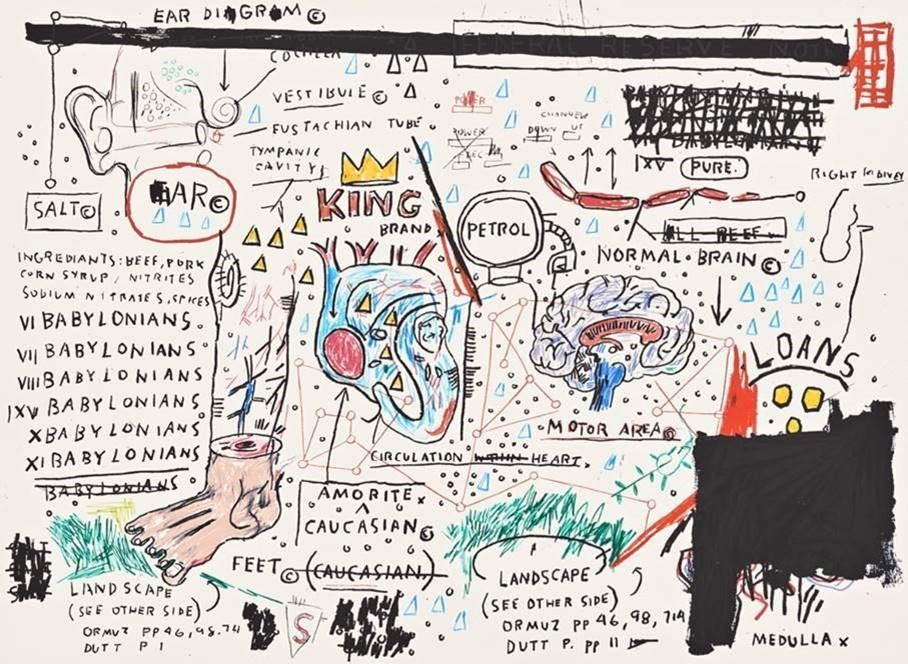 Serigrafia Basquiat - King Brand
