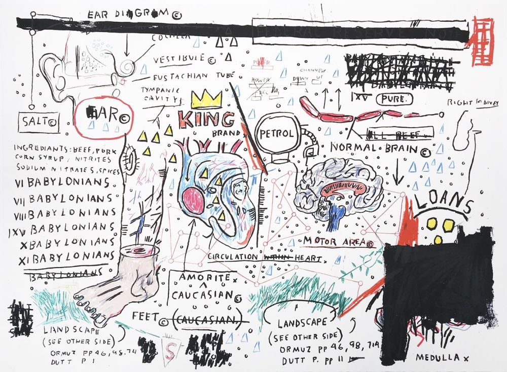 Serigrafia Basquiat - King Brand