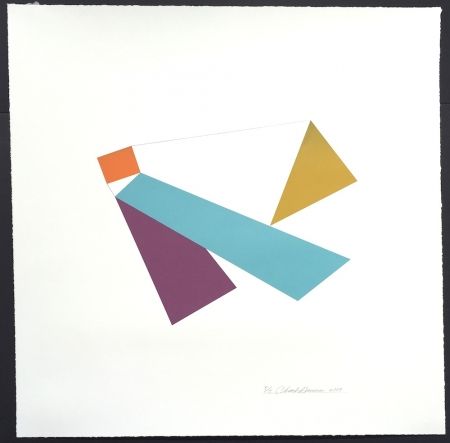 Serigrafia Hinman - Kite, from Kites Suite