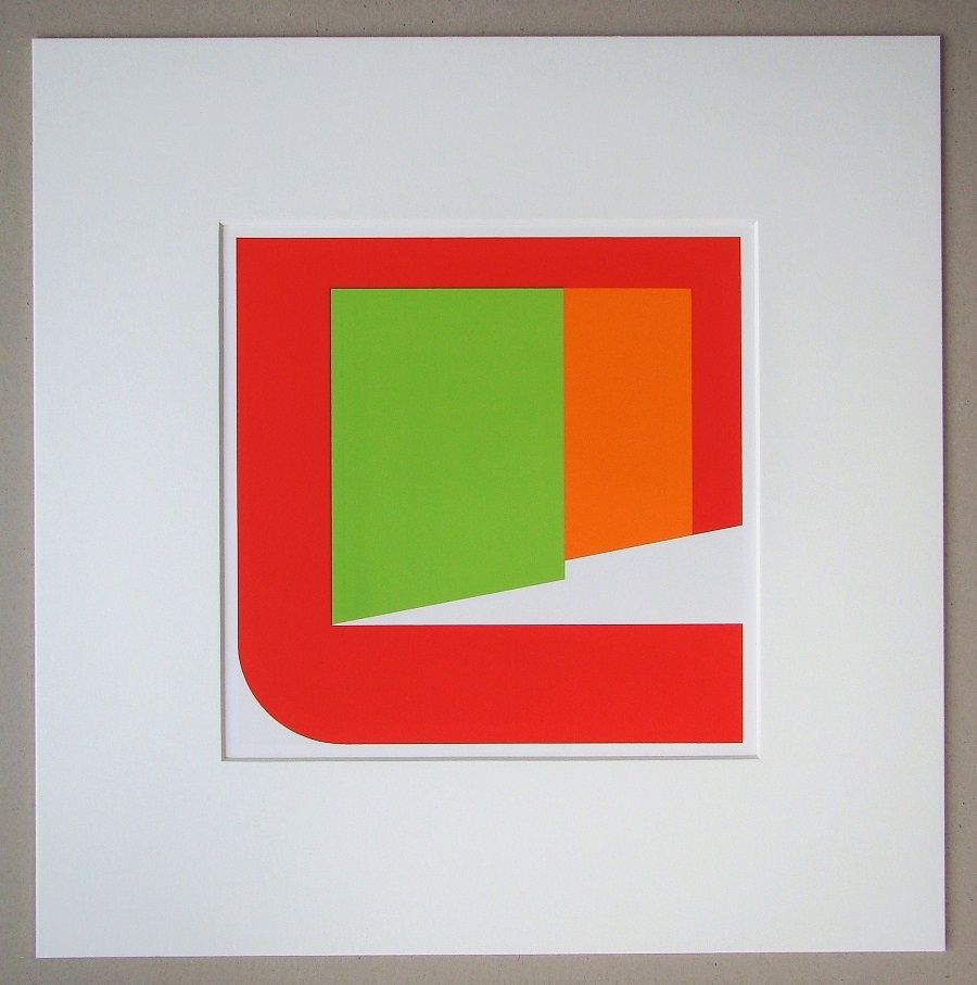 Serigrafia Pfahler - Komposition 1969
