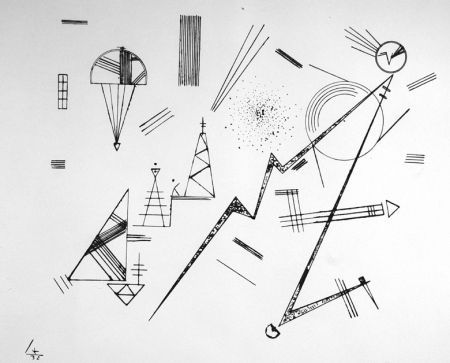 Litografia Kandinsky - Kreis der Freunde des Bauhauses