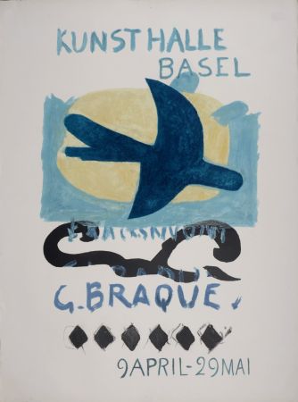 Litografia Braque - Kunsthalle Basel, 1960